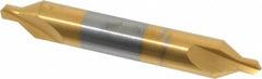 Hertel - #4 Plain Cut 60° Incl Angle Solid Carbide Combo Drill & Countersink - Caliber Tooling