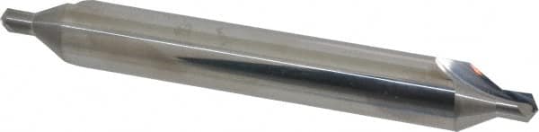 Hertel - #8 Plain Cut 60° Incl Angle Solid Carbide Combo Drill & Countersink - Caliber Tooling