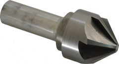 Hertel - 1-1/2" Head Diam, 3/4" Shank Diam, 6 Flute 90° Solid Carbide Countersink - Caliber Tooling