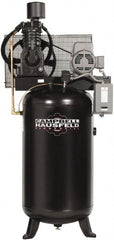 Campbell Hausfeld - 7.5 hp, 80 Gal Stationary Electric Vertical Air Compressor - Single Phase, 175 Max psi, 24.3 CFM, 230 Volt - Caliber Tooling