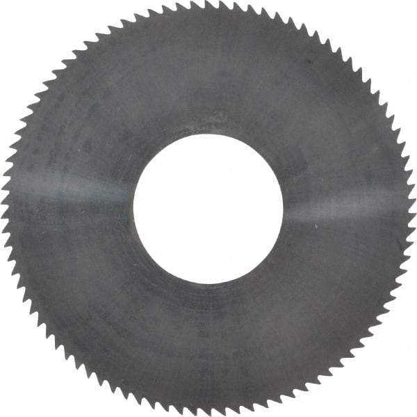 Made in USA - 1-3/4" Diam x 0.01" Blade Thickness x 5/8" Arbor Hole Diam, 90 Tooth Slitting and Slotting Saw - Arbor Connection, Solid Carbide, Concave Ground - Caliber Tooling