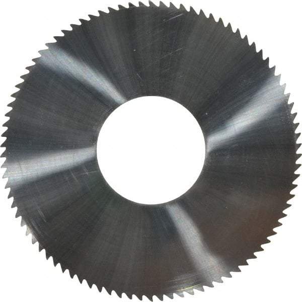 Made in USA - 1-3/4" Diam x 0.02" Blade Thickness x 5/8" Arbor Hole Diam, 90 Tooth Slitting and Slotting Saw - Arbor Connection, Solid Carbide, Concave Ground - Caliber Tooling