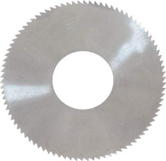 Made in USA - 1-3/4" Diam x 0.025" Blade Thickness x 5/8" Arbor Hole Diam, 90 Tooth Slitting and Slotting Saw - Arbor Connection, Solid Carbide, Concave Ground - Caliber Tooling