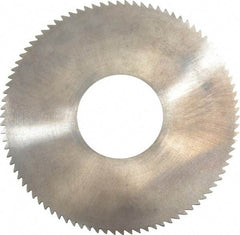 Made in USA - 1-3/4" Diam x 0.032" Blade Thickness x 5/8" Arbor Hole Diam, 90 Tooth Slitting and Slotting Saw - Arbor Connection, Solid Carbide, Concave Ground - Caliber Tooling