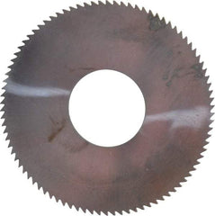 Made in USA - 1-3/4" Diam x 0.045" Blade Thickness x 5/8" Arbor Hole Diam, 90 Tooth Slitting and Slotting Saw - Arbor Connection, Solid Carbide, Concave Ground - Caliber Tooling