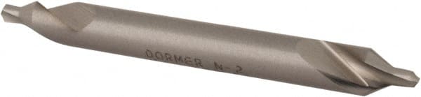 DORMER - #2 60° Incl Angle Cobalt Combo Drill & Countersink - Caliber Tooling