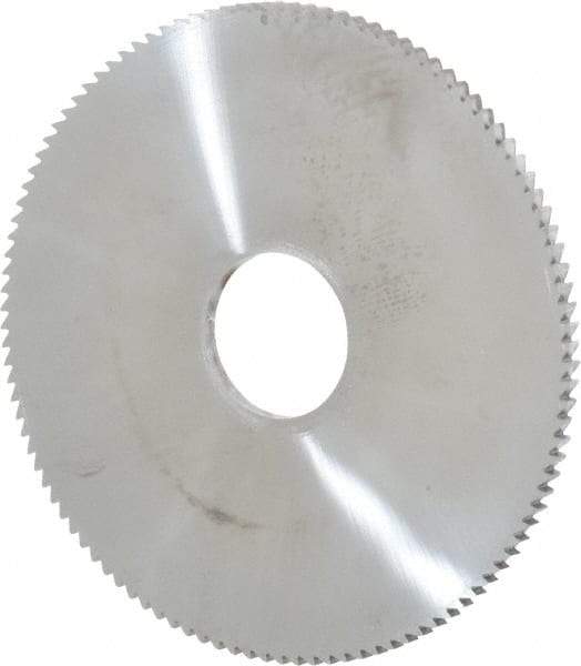 Made in USA - 2" Diam x 1/16" Thick, 1/2" Arbor Hole Diam, 110 Teeth, Solid Carbide Jeweler's Saw - Uncoated - Caliber Tooling