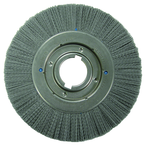 6" Diameter - Crimped Filament Wheel Brush - 0.026/120 GRIT - Caliber Tooling