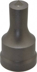 Cleveland Steel Tool - 9/16 Inch Diameter Round Ironworker Punch - 1-1/32 Inch Body Diameter, 1-5/32 Inch Head Diameter, 1-15/16 Inch Overall Length - Caliber Tooling