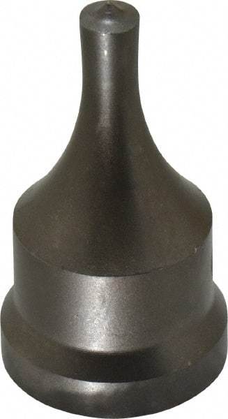 Cleveland Steel Tool - 5/16 Inch Diameter Round Ironworker Punch - 1-1/16 Inch Body Diameter, 1-7/32 Inch Head Diameter, 2-1/8 Inch Overall Length - Caliber Tooling