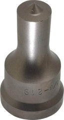 Cleveland Steel Tool - 5/8 Inch Diameter Round Ironworker Punch - 1-1/16 Inch Body Diameter, 1-7/32 Inch Head Diameter, 2-1/8 Inch Overall Length - Caliber Tooling