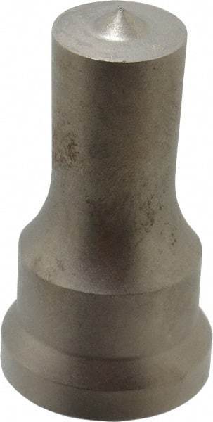 Cleveland Steel Tool - 3/4 Inch Diameter Round Ironworker Punch - 1-1/16 Inch Body Diameter, 1.24 Inch Head Diameter, 2-3/16 Inch Overall Length - Caliber Tooling