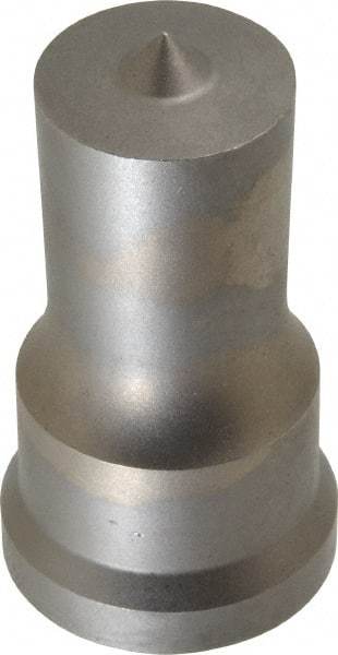 Cleveland Steel Tool - 1 Inch Diameter Round Ironworker Punch - 1-7/32 Inch Body Diameter, 1-3/8 Inch Head Diameter, 2-3/8 Inch Overall Length - Caliber Tooling