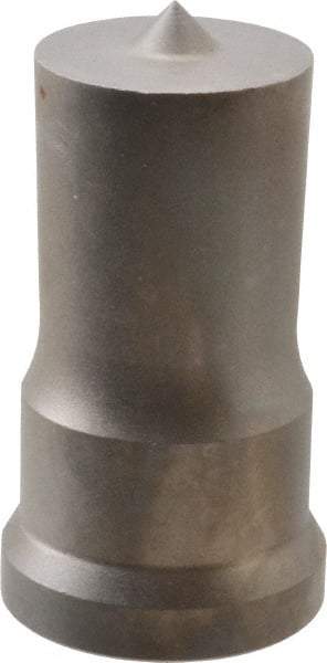 Cleveland Steel Tool - 1-1/8 Inch Diameter Round Ironworker Punch - 1-7/32 Inch Body Diameter, 1-3/8 Inch Head Diameter, 2-3/8 Inch Overall Length - Caliber Tooling