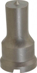 Cleveland Steel Tool - 13/16 Inch Wide Oblong Ironworker Punch - 1-7/32 Inch Body Diameter, 1-3/8 Inch Head Diameter, 2-3/8 Inch Overall Length - Caliber Tooling