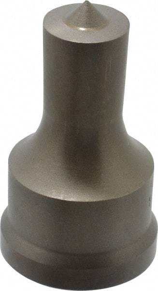 Cleveland Steel Tool - 7/8 Inch Diameter Round Ironworker Punch - 1-17/32 Inch Body Diameter, 1-11/16 Inch Head Diameter, 2-11/16 Inch Overall Length - Caliber Tooling