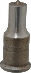 Cleveland Steel Tool - 5/8 Inch Diameter Round Ironworker Punch - 1 Inch Body Diameter, 1-3/16 Inch Head Diameter, 2-7/16 Inch Overall Length - Caliber Tooling