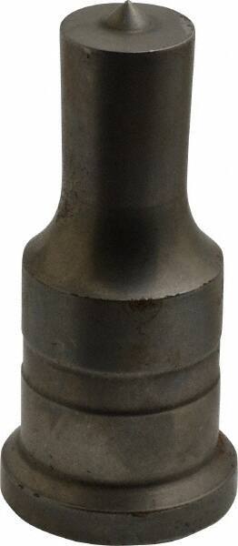 Cleveland Steel Tool - 13/16 Inch Diameter Round Ironworker Punch - 1-1/4 Inch Body Diameter, 1-1/2 Inch Head Diameter, 3-1/8 Inch Overall Length - Caliber Tooling