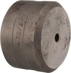 Cleveland Steel Tool - 7/32 Inch Diameter Round Ironworker Die - 1-13/16 Inch Head Diameter, 1-1/8 Inch Head Height - Caliber Tooling