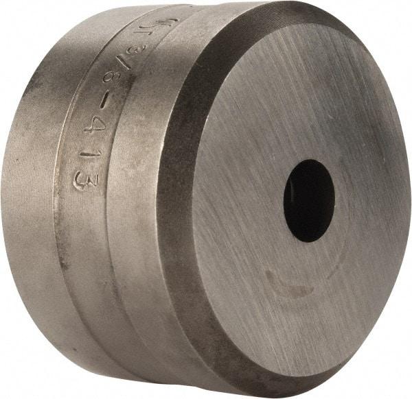 Cleveland Steel Tool - 3/8 Inch Diameter Round Ironworker Die - 1-13/16 Inch Head Diameter, 1-1/8 Inch Head Height - Caliber Tooling