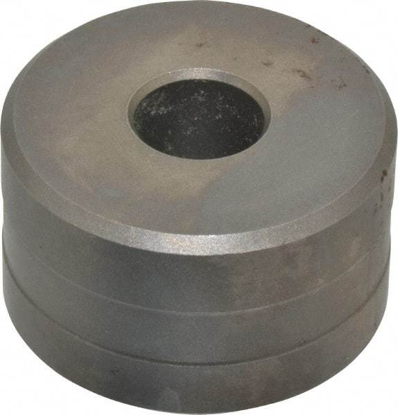 Cleveland Steel Tool - 15/32 Inch Diameter Round Ironworker Die - 1-13/16 Inch Head Diameter, 1-1/8 Inch Head Height - Caliber Tooling