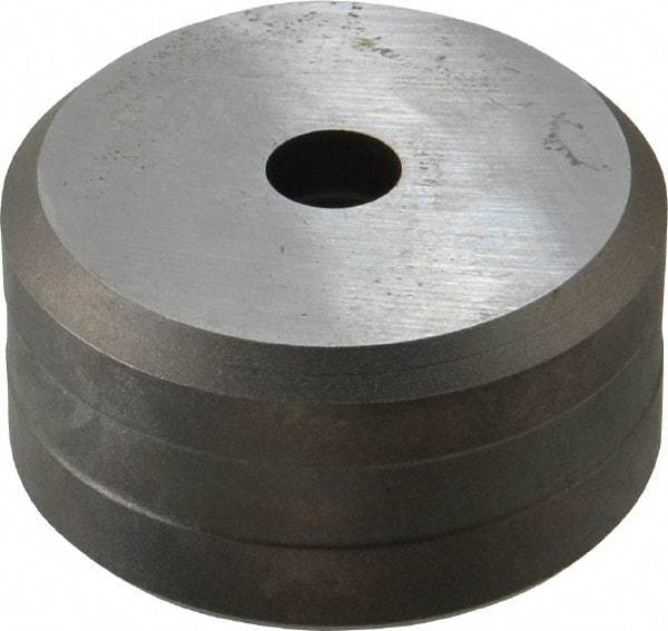 Cleveland Steel Tool - 13/32 Inch Diameter Round Ironworker Die - 2 Inch Head Diameter, 1 Inch Head Height - Caliber Tooling