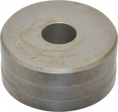 Cleveland Steel Tool - 15/32 Inch Diameter Round Ironworker Die - 2 Inch Head Diameter, 1 Inch Head Height - Caliber Tooling