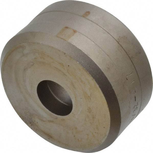 Cleveland Steel Tool - 19/32 Inch Diameter Round Ironworker Die - 2 Inch Head Diameter, 1 Inch Head Height - Caliber Tooling