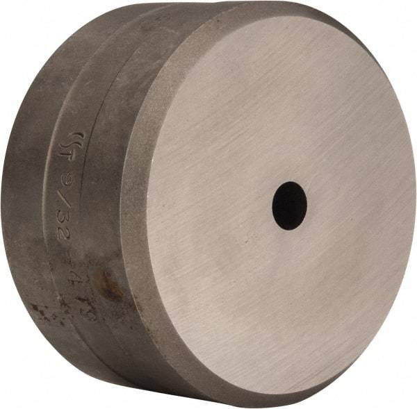 Cleveland Steel Tool - 9/32 Inch Diameter Round Ironworker Die - 2-3/8 Inch Head Diameter, 1-1/4 Inch Head Height - Caliber Tooling