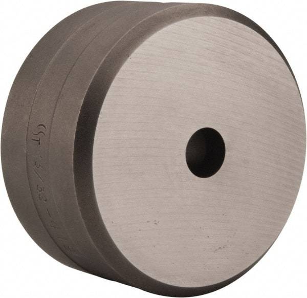 Cleveland Steel Tool - 13/32 Inch Diameter Round Ironworker Die - 2-3/8 Inch Head Diameter, 1-1/4 Inch Head Height - Caliber Tooling