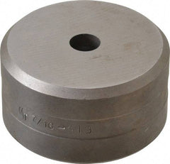 Cleveland Steel Tool - 7/16 Inch Diameter Round Ironworker Die - 2-3/8 Inch Head Diameter, 1-1/4 Inch Head Height - Caliber Tooling