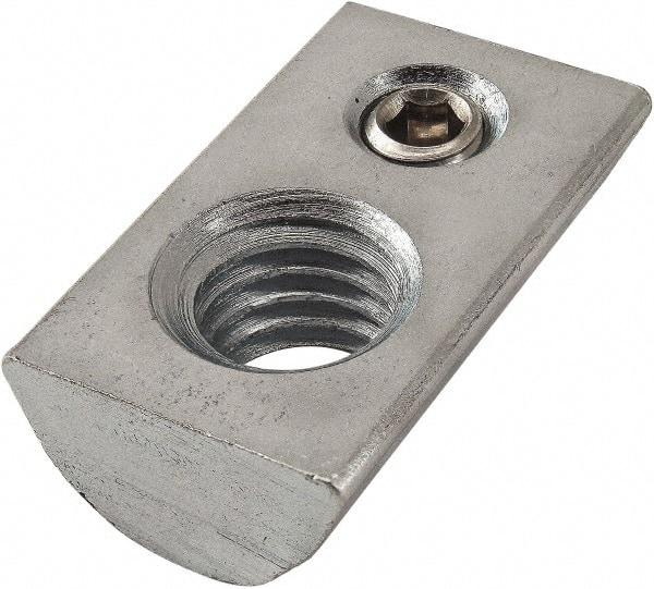 80/20 Inc. - 12.95mm Wide, Open Shelving Accessory/Component - Bright Zinc Finish, 22mm Long, Use with 40 Series - Caliber Tooling