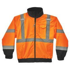 8379 2XL ORANGE FLEECE LINED BOMBER - Caliber Tooling