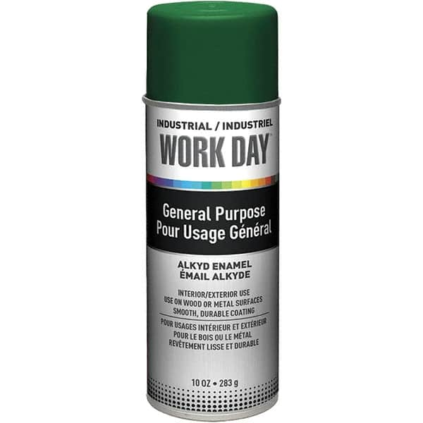 Krylon - Green, Gloss, Enamel Spray Paint - 9 to 13 Sq Ft per Can, 10 oz Container, Use on Ceramics, Glass, Metal, Plaster, Wood - Caliber Tooling