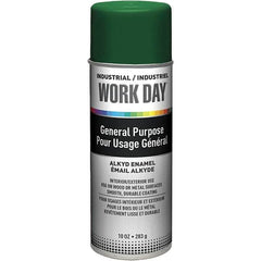 Krylon - Green, Gloss, Enamel Spray Paint - 9 to 13 Sq Ft per Can, 10 oz Container, Use on Ceramics, Glass, Metal, Plaster, Wood - Caliber Tooling