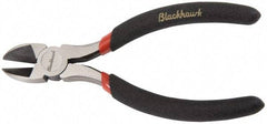 Blackhawk by Proto - 6-1/2" OAL, 10 AWG Capacity, Diagonal Cutter - 13/16" Jaw Length x 7/8" Jaw Width, Cushion Grip Handle - Caliber Tooling