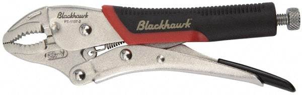 Blackhawk by Proto - 7-1/4" OAL Curved Jaw Locking Pliers - 1-19/64" Jaw Width, 7/16" Jaw Depth, Standard Handle - Caliber Tooling