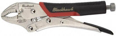 Blackhawk by Proto - 7-1/4" OAL Curved Jaw Locking Pliers - 1-19/64" Jaw Width, 7/16" Jaw Depth, Standard Handle - Caliber Tooling