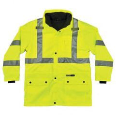 8385 2XL LIME 4-IN-1 JACKET - Caliber Tooling