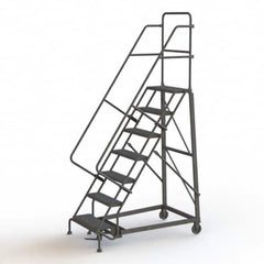 TRI-ARC - Rolling & Wall Mounted Ladders & Platforms Type: Rolling Warehouse Ladder Style: Rolling Safety Ladder - Caliber Tooling