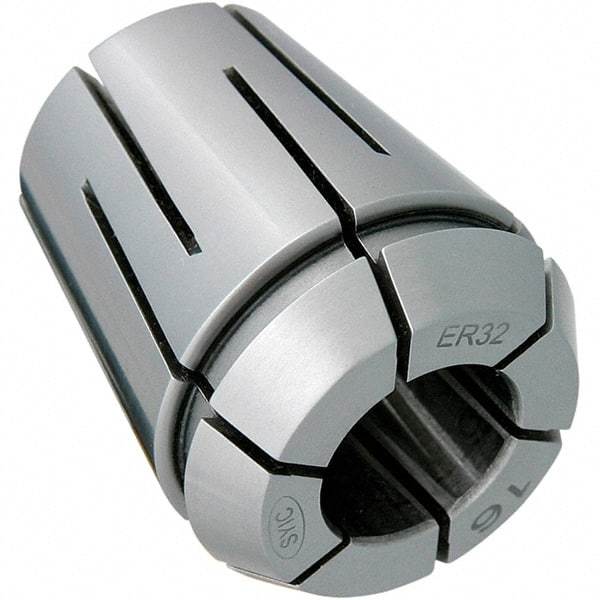 Techniks - 13mm ER25 Coolant Collet - 1.339" OAL, 1.02" Overall Diam - Exact Industrial Supply