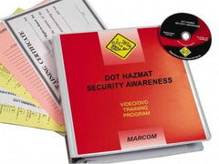 Marcom - DOT HazMat Security Awareness, Multimedia Training Kit - 13 Minute Run Time DVD, English and Spanish - Caliber Tooling