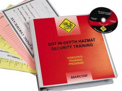 Marcom - DOT In-Depth HazMat Security, Multimedia Training Kit - 16 Minute Run Time DVD, English and Spanish - Caliber Tooling