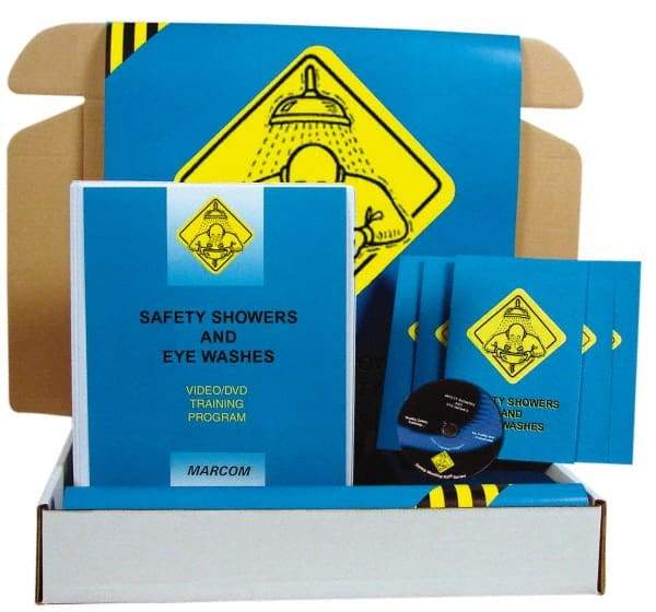 Marcom - Safety Showers and Eye Washes, Multimedia Training Kit - 12 Minute Run Time DVD, English and Spanish - Caliber Tooling