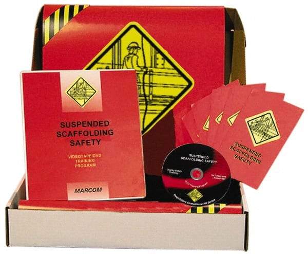 Marcom - Suspended Scaffolding Safety, Multimedia Training Kit - 20 Minute Run Time DVD, English and Spanish - Caliber Tooling