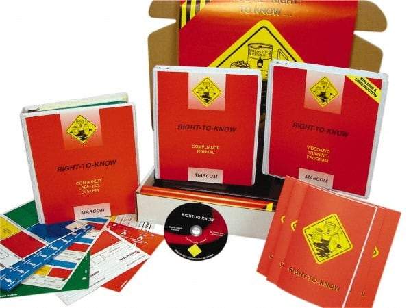 Marcom - Right to Know for Building and Construction Companies, Multimedia Training Kit - DVD, English - Caliber Tooling