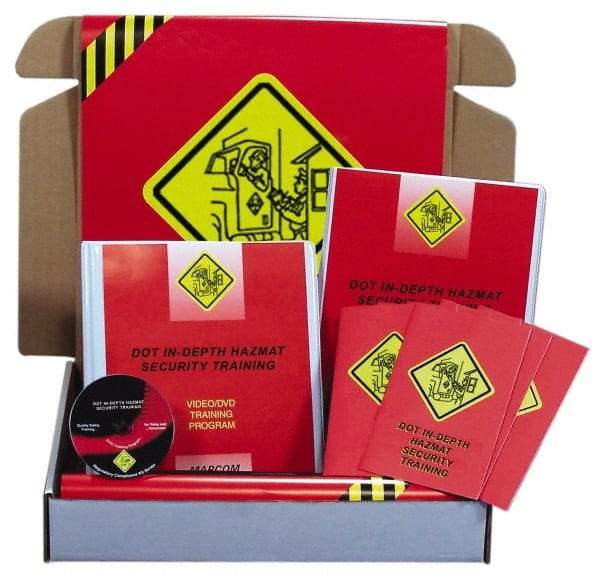 Marcom - DOT In-Depth HazMat Security, Multimedia Training Kit - 16 Minute Run Time DVD, English and Spanish - Caliber Tooling