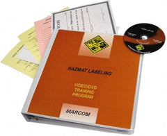 Marcom - HazMat Labeling, Multimedia Training Kit - 21 min Run Time DVD, English & Spanish - Caliber Tooling