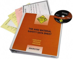 Marcom - The ANSI Material Safety Data Sheet, Multimedia Training Kit - 21 min Run Time DVD, English & Spanish - Caliber Tooling