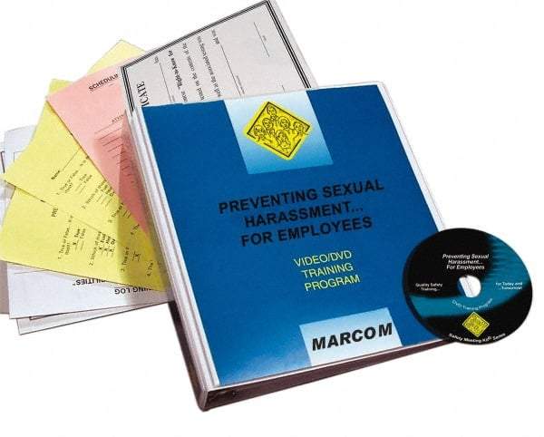 Marcom - Preventing Sexual Harassment for Employees, Multimedia Training Kit - 16 Minute Run Time DVD, English and Spanish - Caliber Tooling